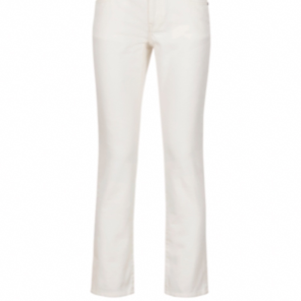 Cabi White 100% Boyfriend jean
